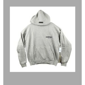 Essentials Fear of God Hoodie Sweatshirt Dark Oatmeal XS New